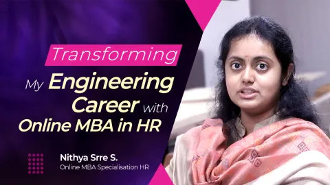 Nithya Sree, Online MBA